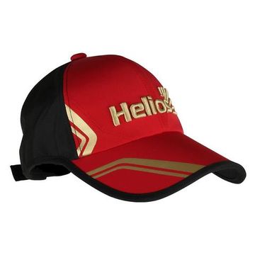 Бейсболка Helios цв.черный/красный б/р