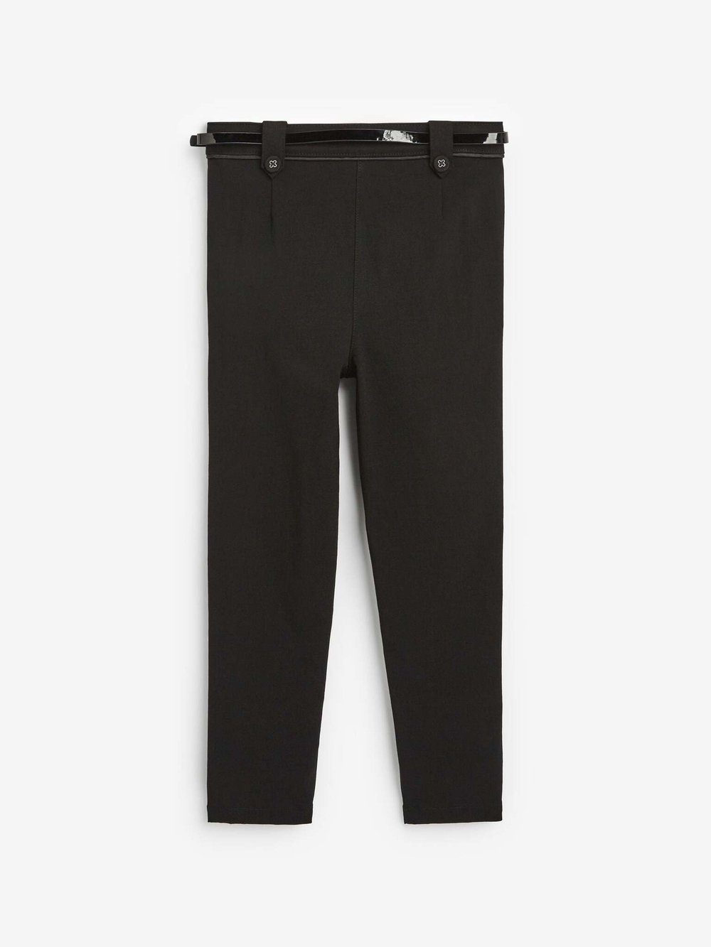 Брюки школьные скинни для девочки Next 129-870, Черный