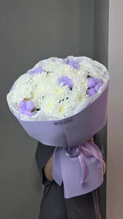 Букеты из хризантем