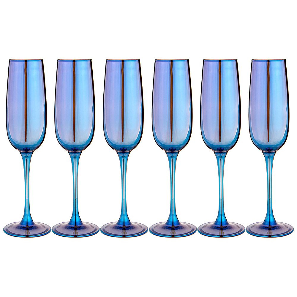 НАБОР БОКАЛОВ ИЗ 6 ШТ "ЛАЗУРИТ" 175 МЛ