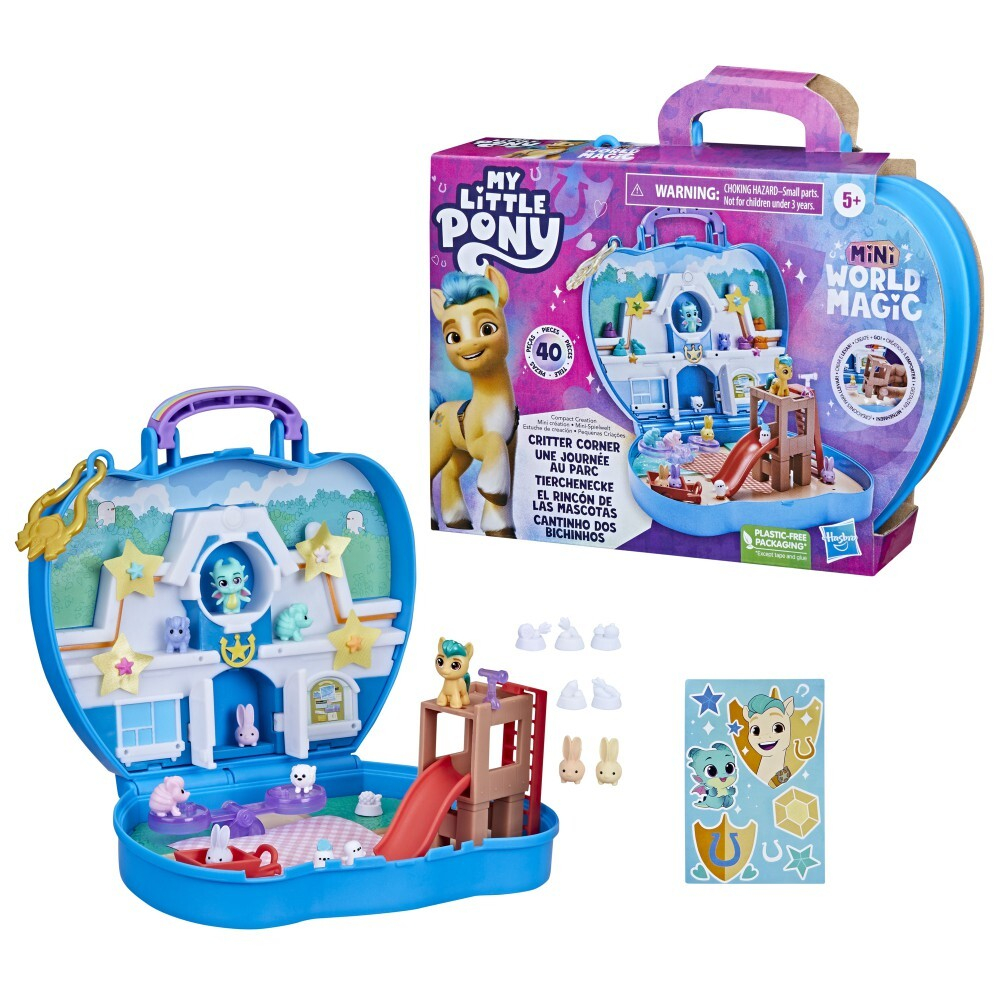 My Little Pony - Портативная магия миниатюрного мира Набор Животный уголок + фигурка Хитч Трейлблейзер F6440 / артикул   F3876 F6440  / GTIN 5010994204969
