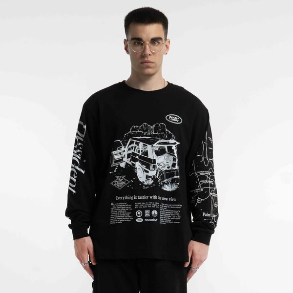 Лонгслив Globetrotter in Black - фото 4