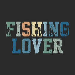 принт Fishing Lover черный