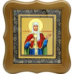 Ирина Константинопольская Святая мученица. Икона на холсте.