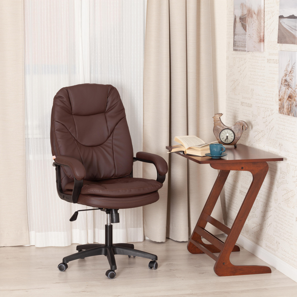 Кресло COMFORT LT (22) кож/зам, коричневый, 36-36