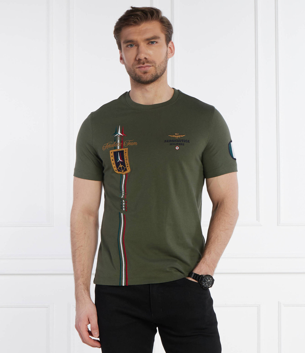 Футболка Aeronautica Militare - зеленый(TS2231J592)