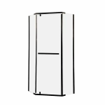 Душевой уголок CeruttiSpa CHIKA 90x90 CHIKA ZP91B стекло прозрачное/профиль черный матовый
