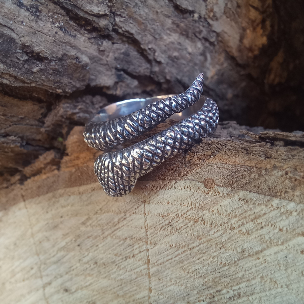 Кольцо ЗМЕЙ, серебро