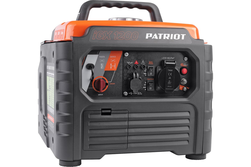 Генератор инверторный PATRIOT iGX 1200, 1,0/1,2 кВт