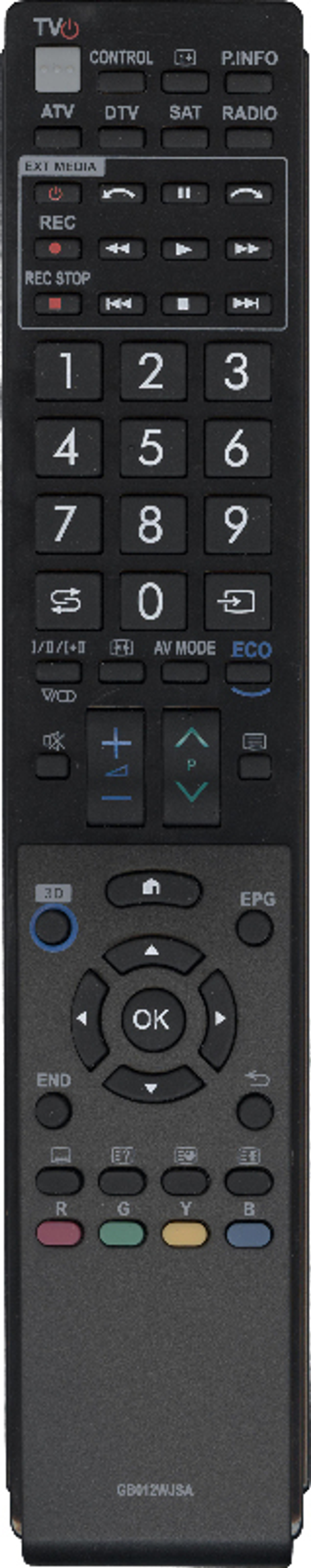 Пульт для Sharp GB012WJSA