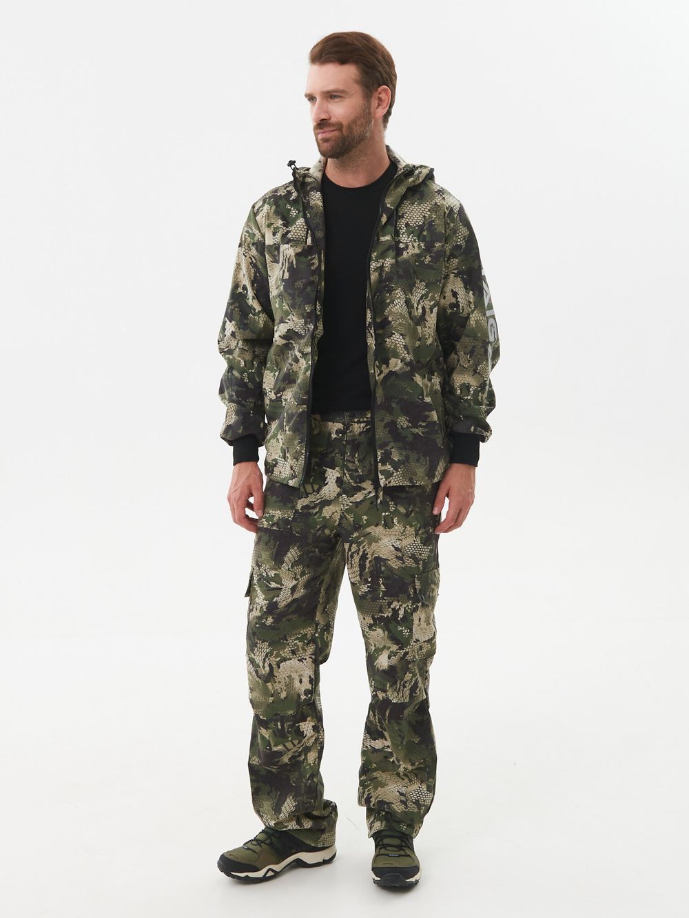 Костюм летний Тайга-3 ткань Твил-Пич цвет Зеленый Питон