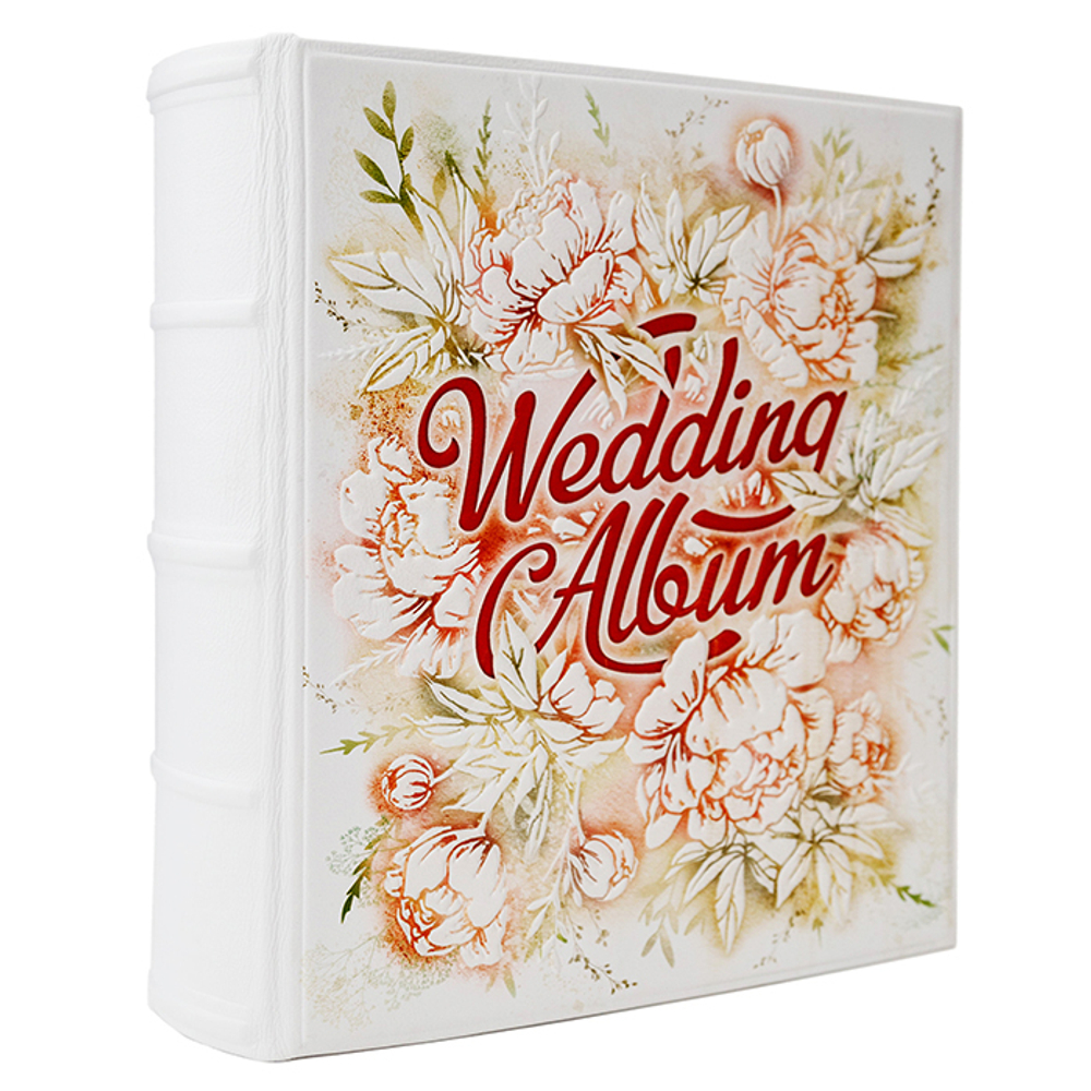 Фотоальбом большой «Wedding Album». Цвет молочный