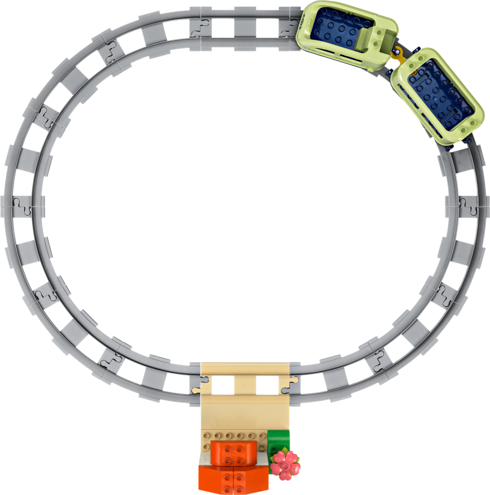 Конструктор LEGO DUPLO лего 10427 Железнодорожный туннель и пути, для детей 2+