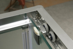 Душевой уголок BelBagno Unique 135х80 UNIQUE-AH-1-120/135-80-C-Cr профиль Хром стекло прозрачное