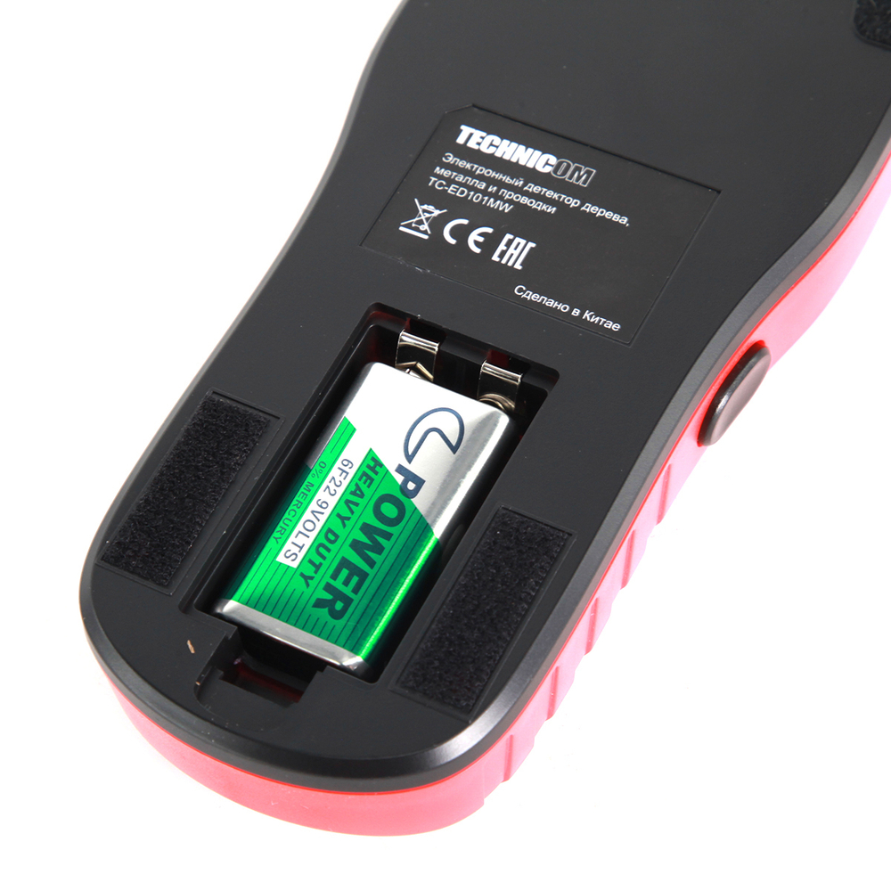 Электронный детектор дерева, металла и электропроводки TECHNICOM TC-ED101MW