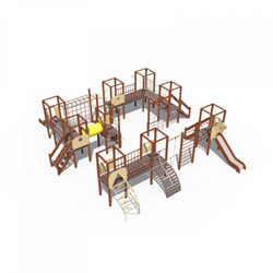 Игровой комплекс Геометрия с песочницей Н-1200 ДИО 09050