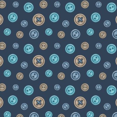 Разноцвеные пуговицы на тёмно-синем