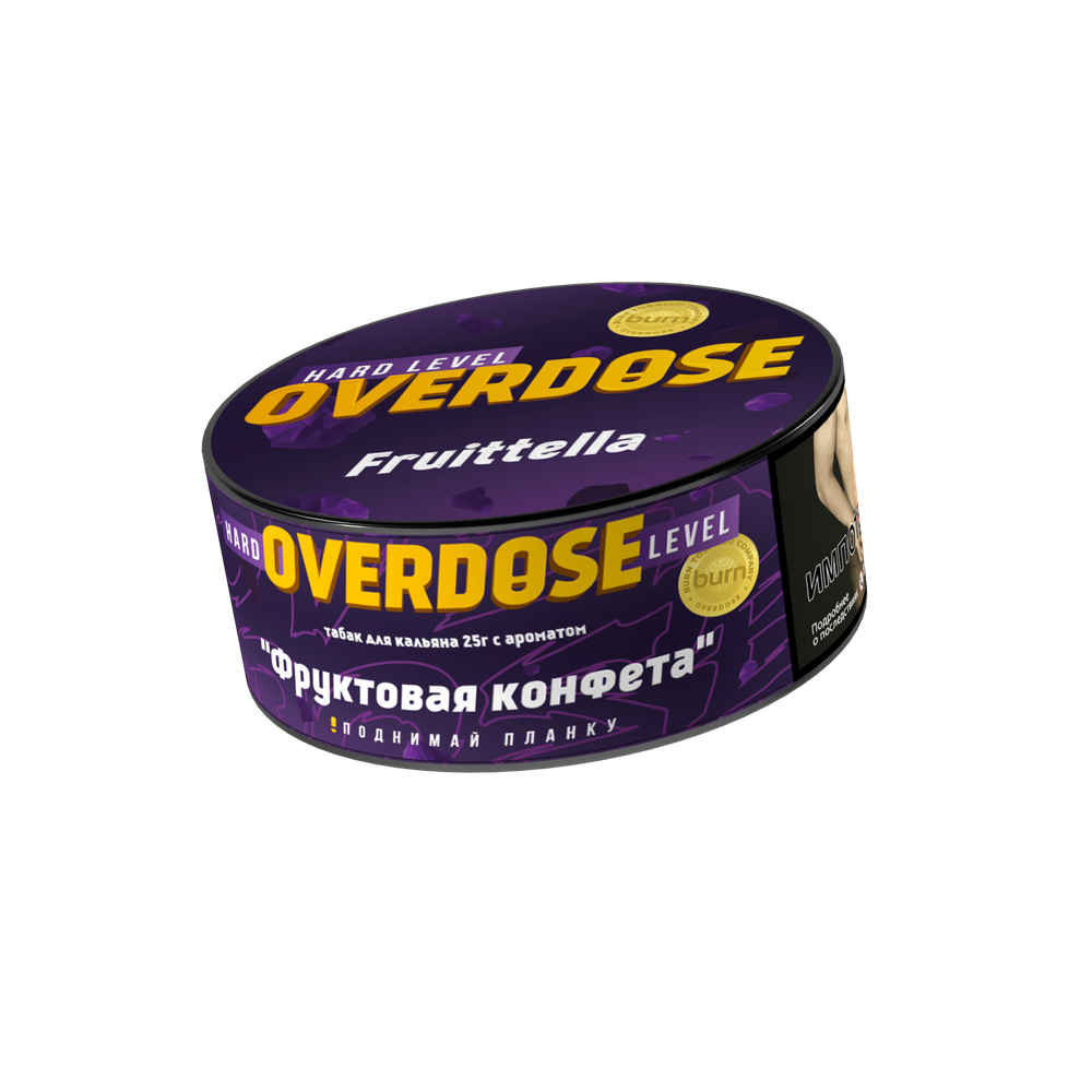 М. Табак для кальяна Overdose Fruittella (Фруктовая конфета), 25 г