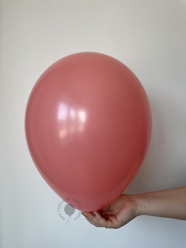 S Шар пастель 12'' / 30 см (059) Тропический коралл / Tropical Coral (БГ-17)