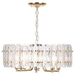 Люстра Rivoli Sylvia 1049-308 8 х Е14 40 Вт хрусталь | Rivoli