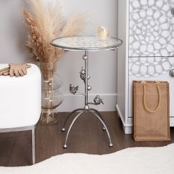 Столик Терра Птички Серебро