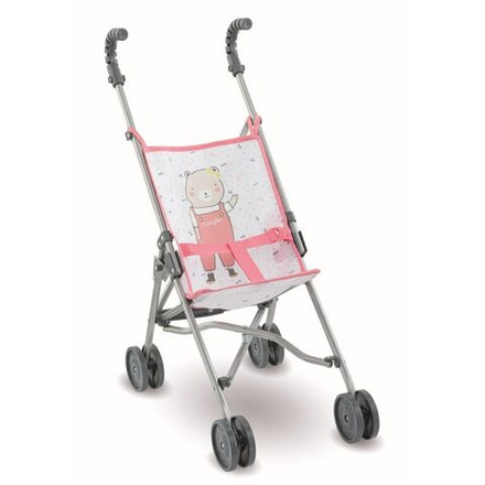 Коляска-трость Corolle - складная коляска для кукол розовая 140720