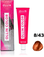 OLLIN COLOR 8/43 светло-русый медно-золотистый 60мл Перманентная крем-краска для волос