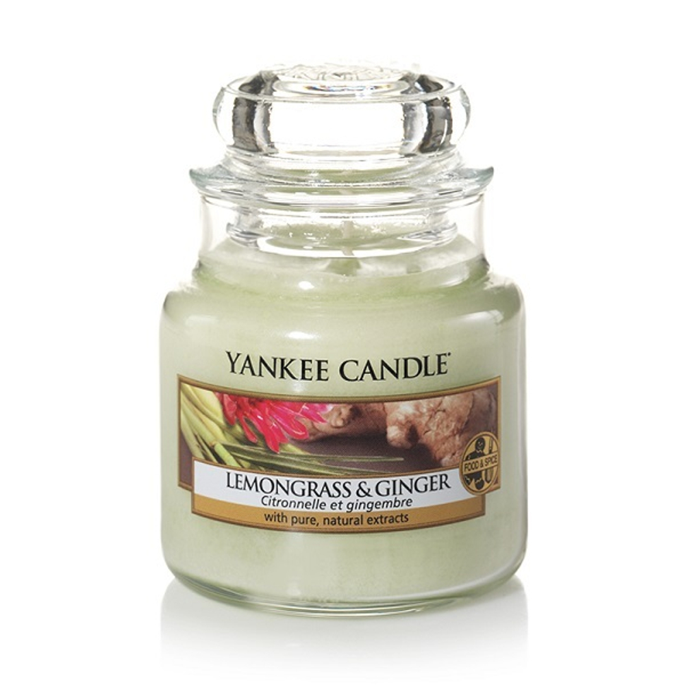 Свеча Лемонграсс и имбирь, средняя