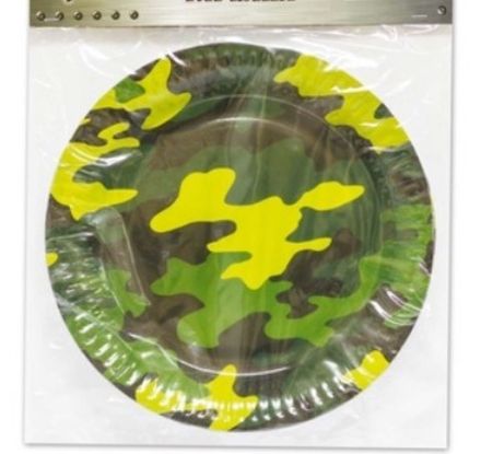 Тарелки "Камуфляж" 17/23 см 6 шт