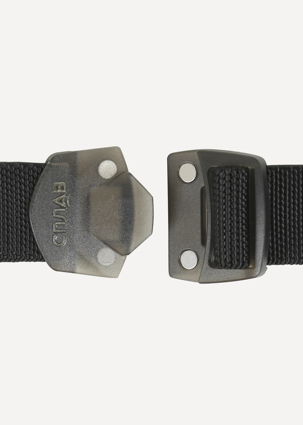 Ремень брючный Сплав Twist черный