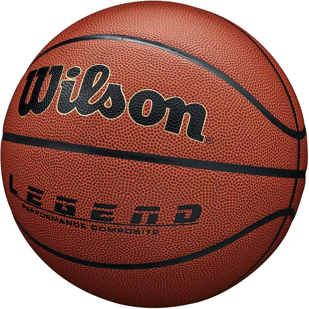 Мяч баск. WILSON Legend Comp, WTB0917XB, р.7, синт.кожа (композит), бутил. камера, коричневый