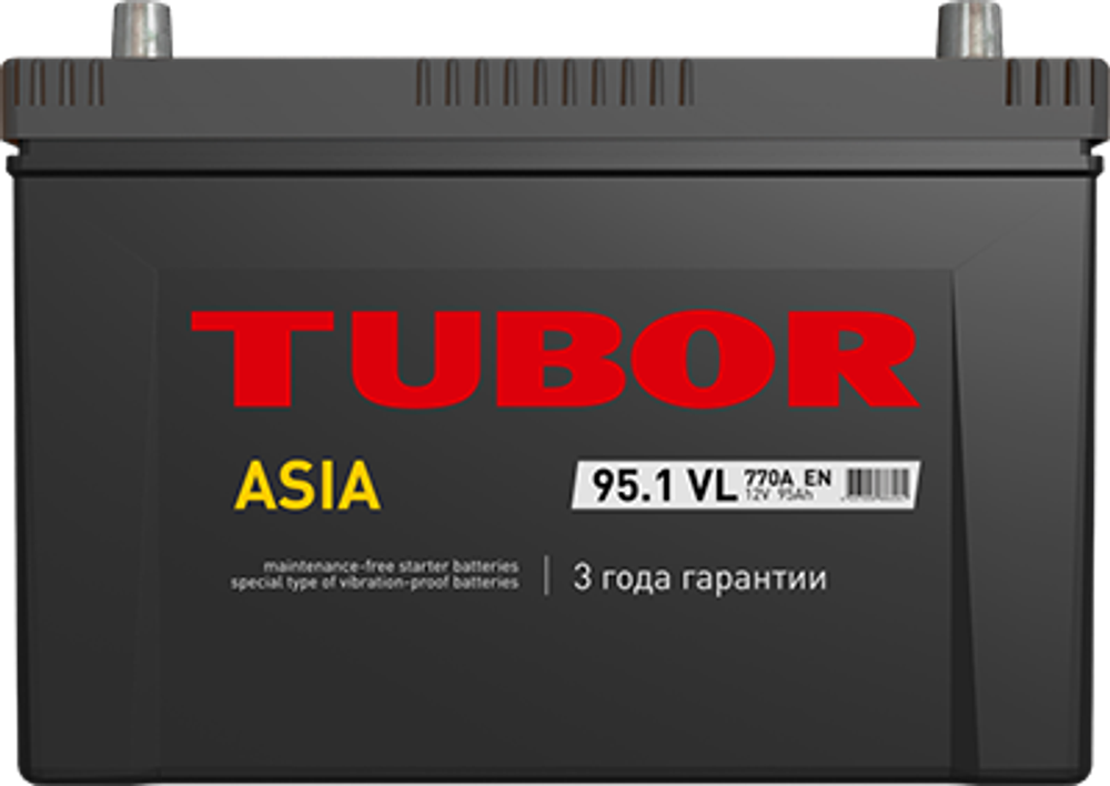 TUBOR Asia STANDART 6СТ-90 аккумулятор