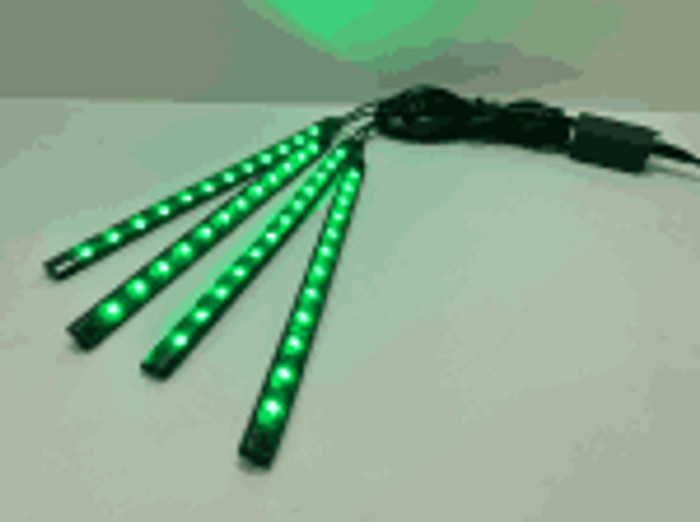 Подсветка в салон машины, светодиодная лента RGB
