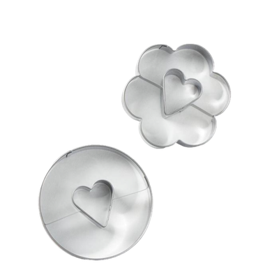 Набор форм для вырезания печенья «С любовью», 2 шт, 12×6×2 см