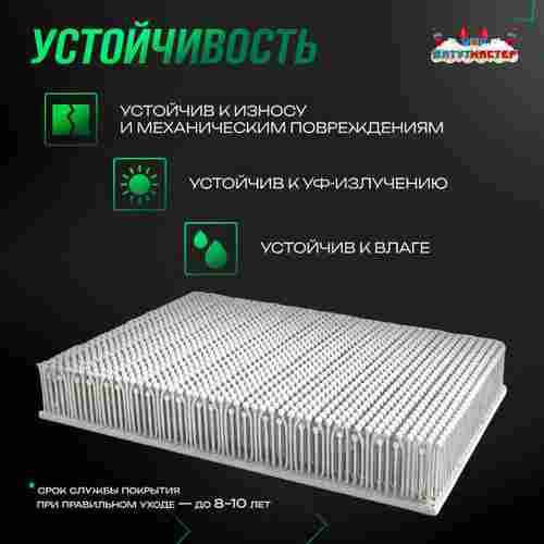 Модульное покрытие «DrySki» для сухих склонов и карвинга, 50×10×7 см