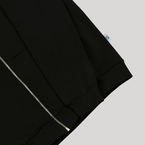 Худи Zip-Up Logo утепленный черный - фото 6