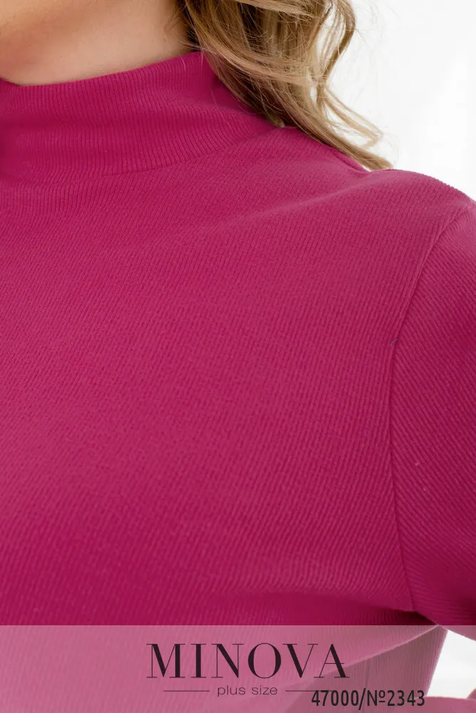 Водолазка 2343-малиновый Minova