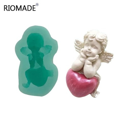 Силиконовый молд "Ангелочек с сердцем"