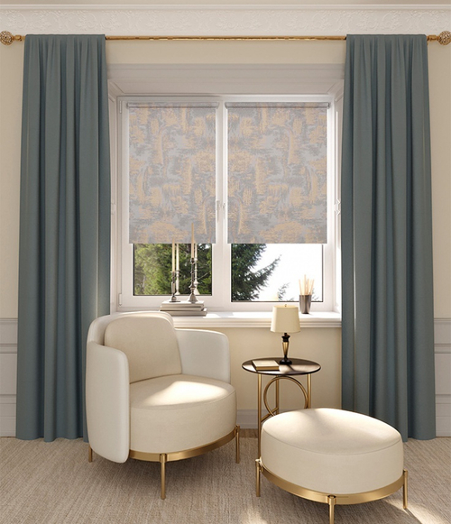 Рулонные шторы Марко Темно-серый