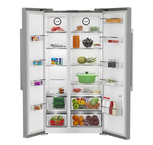 Холодильник двухкамерный Hotpoint HFTS 640 X, Side-by-Side - рис.3