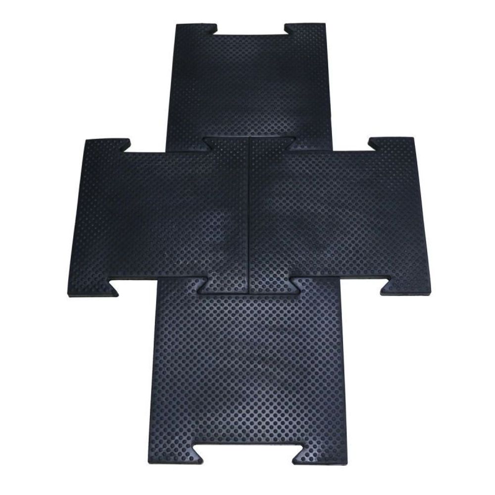 Коврик резиновый (черный) 500x500x30 мм PROFI-FIT