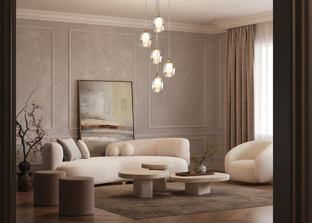 Подвесной светильник Maytoni Aura MOD016PL-05BS