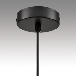 8232/1 COMFI LN26 230 черный/прозрачный, металл/стекло Подвес LED GX70 1*10W 220V NATALINA