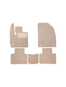 Коврики в салон для CHERYEXEED TXL, 2021-, кроссовер, 5 шт. (текстиль, бежевые) KLEVER041060122112KH