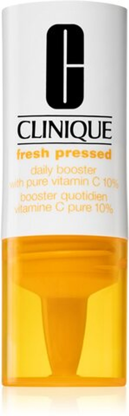 Clinique Fresh Pressed Daily Booster with Pure Vitamin C 10% - Осветляющая сыворотка с витамином С против старения кожи /   4x8,5  ml  / GTIN 020714804480