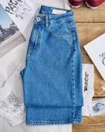 Джинсы Miracle Apparel Широкие 2360 Palazzo женские синие