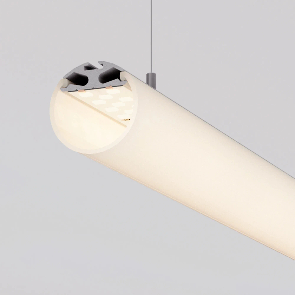 Профиль ROUND-D30-2000 ANOD (Arlight, Алюминий) 023860