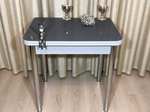 Раскладной кухонный стол Wide grey