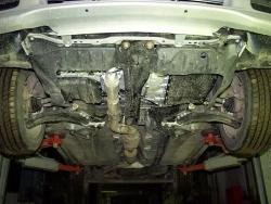 Защита картера и КПП Sheriff для Nissan Almera Tino 2000-2006 арт.15.0288