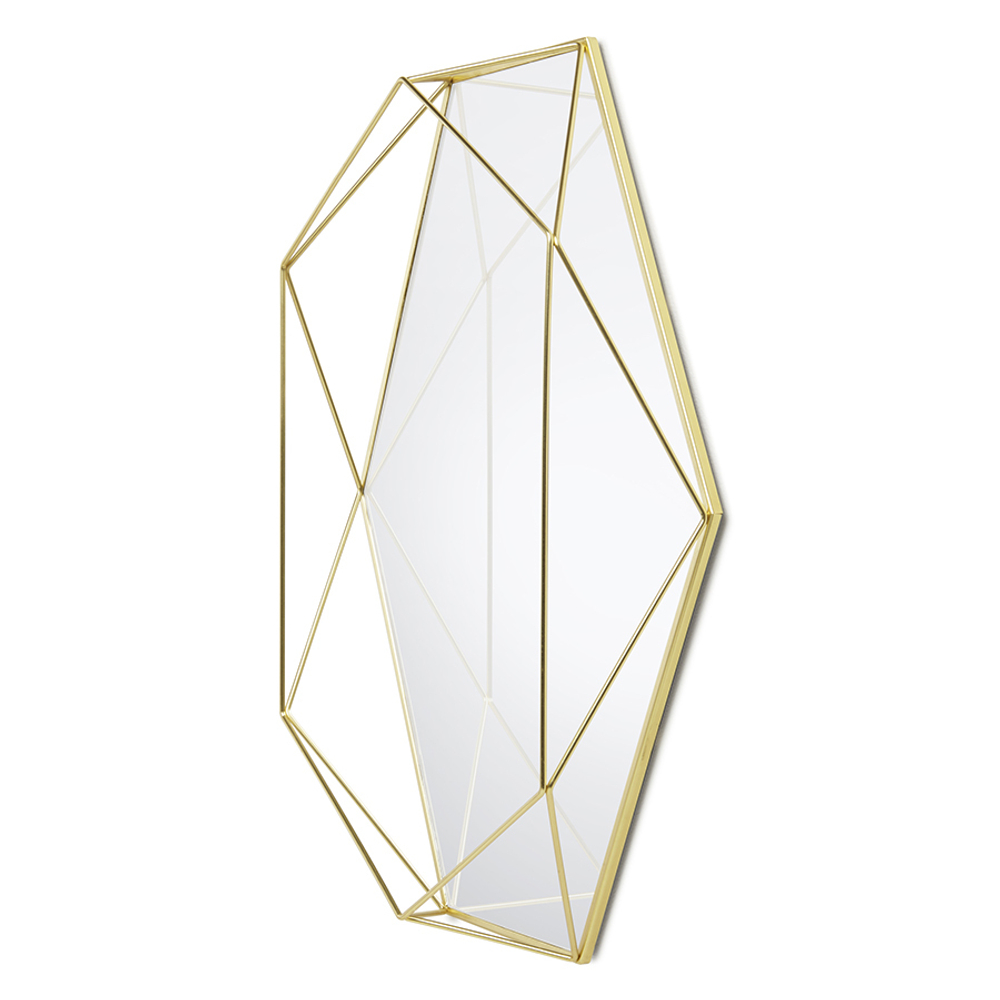 Зеркало Prisma золотое